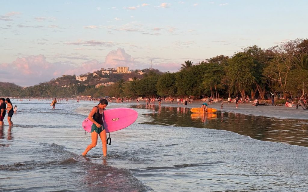 sunset in Tamarindo