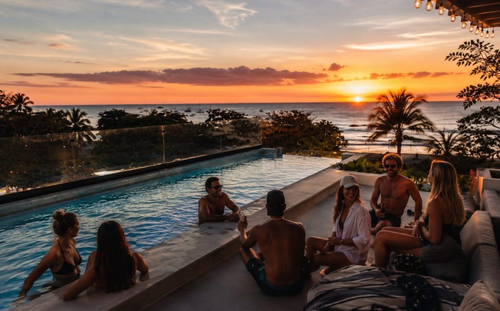 sunset in Tamarindo