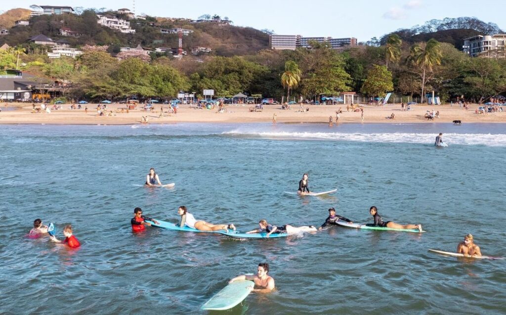 best places to learn to surf in Costa Rica
