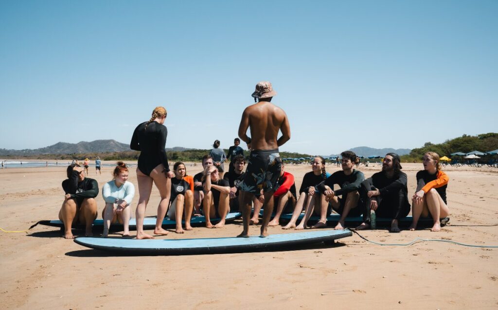 best places to learn to surf in Costa Rica